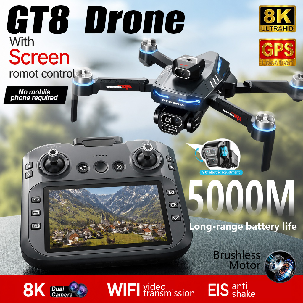 Drone Gt8 Rc - New GT8 Drone Professional 8K Dual