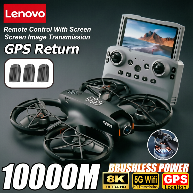 Drone Rc Folding - Lenovo M5 Drone 8K Professional Dual