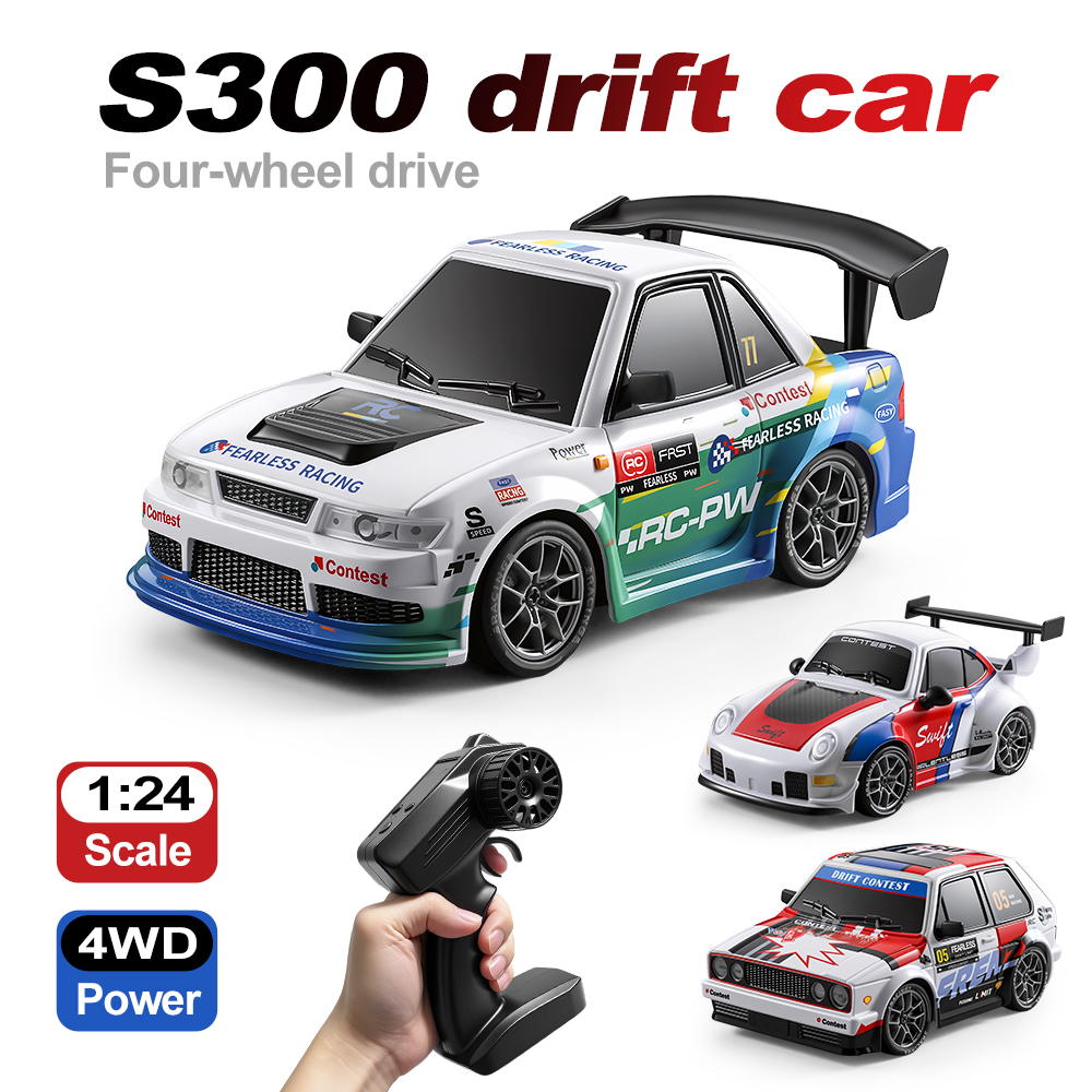 Rc Drift Car Kit - S300 1/24 RC Car 2.4G High