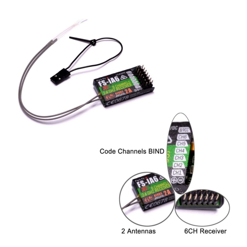 Flysky FS-IA6 Receiver 6CH Dua - Drone Rc Battery incelemesi ve fiyatı