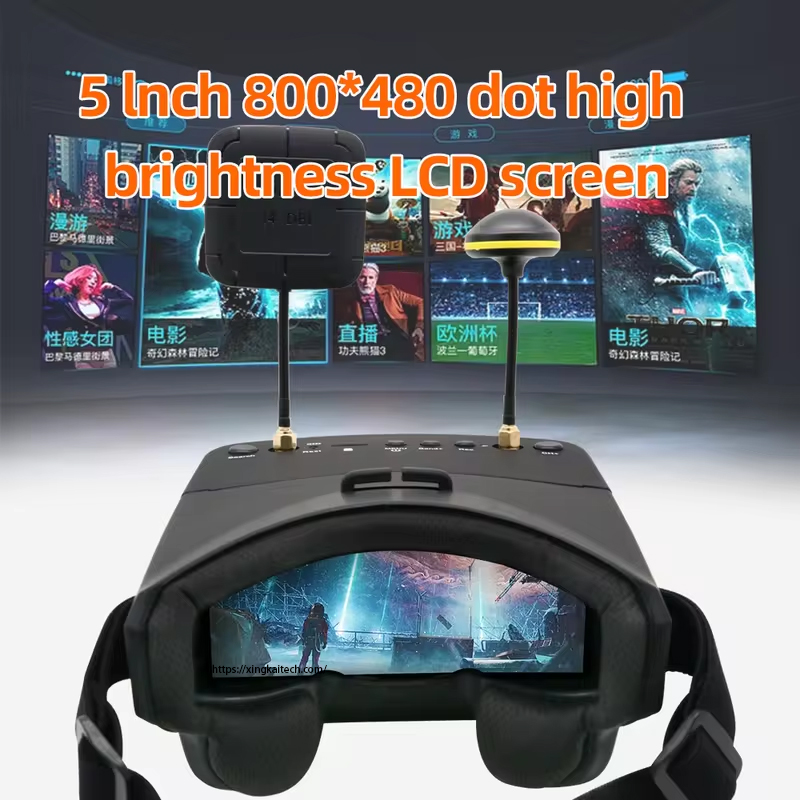 5.8G Goggles 40CH 5 Inch 800*4 - Fpv Goggles Headset incelemesi ve fiyatı