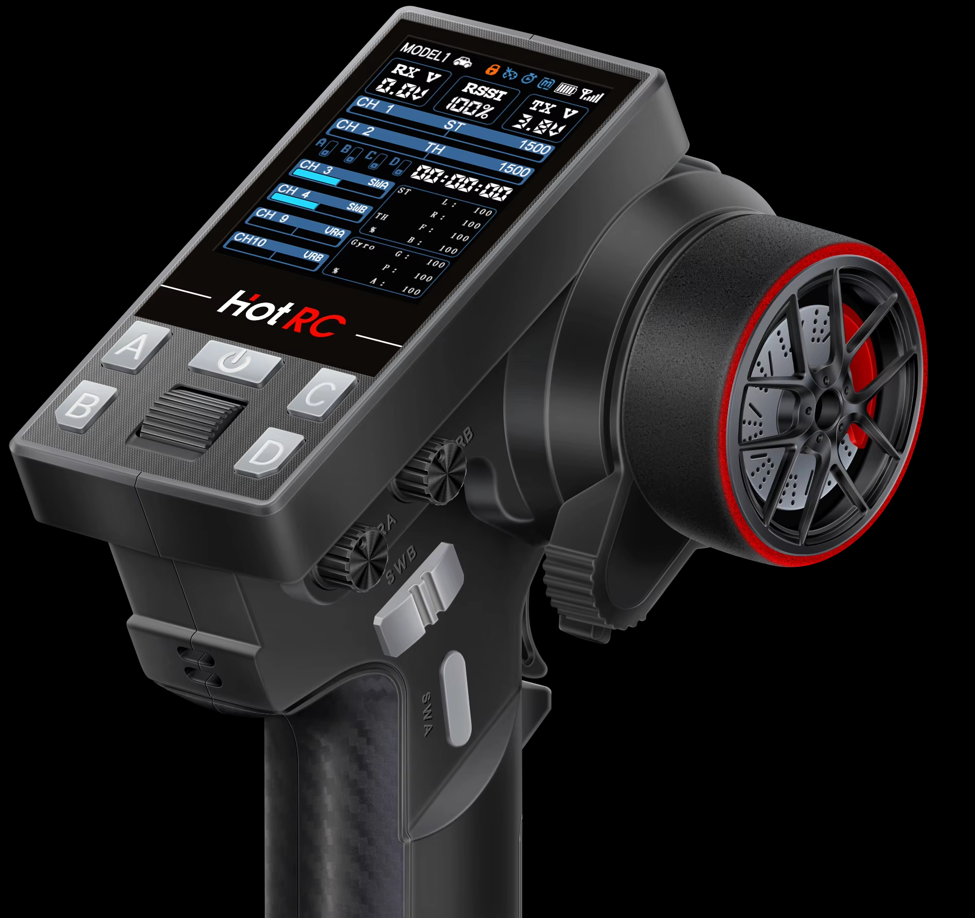 HotRC CT-10B 10Ch 2.4Ghz RC Tr - Joystick Rc Drone incelemesi ve fiyatı