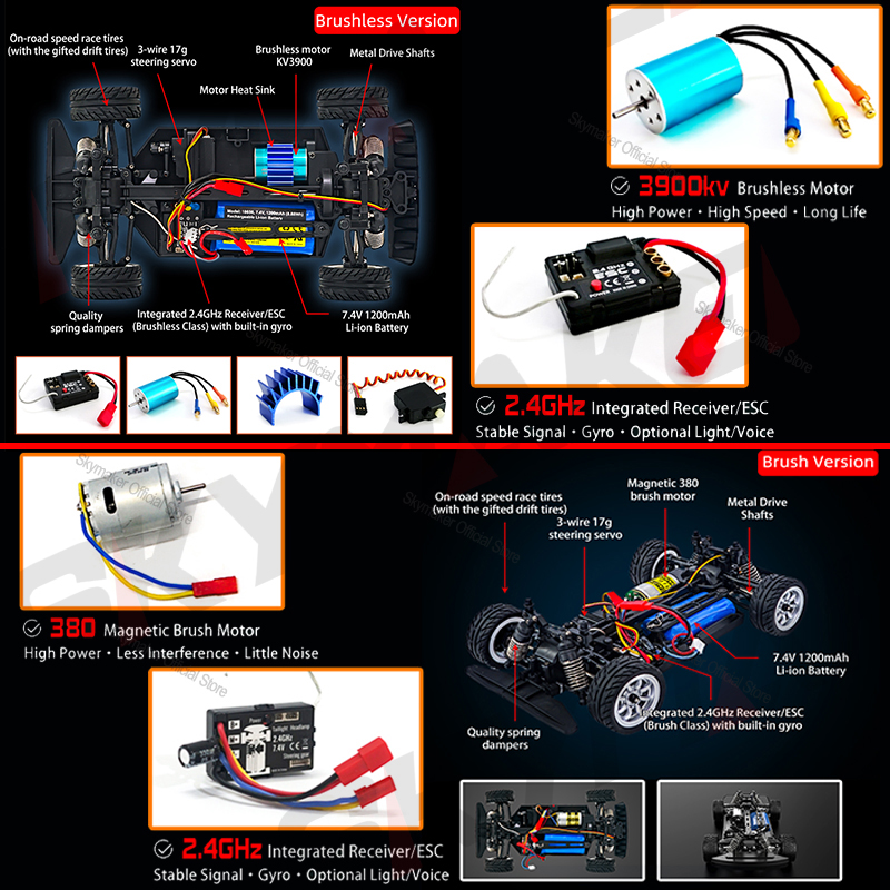 RC Racing Car 1/16 UD1604 UD16 - Rc Drift Car Kit incelemesi ve fiyatı