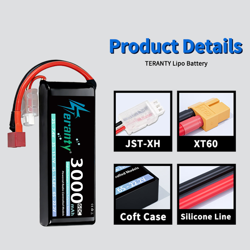 TERANTY 2S 3000mAh Lipo Batter - Drone Rc Truck incelemesi ve fiyatı