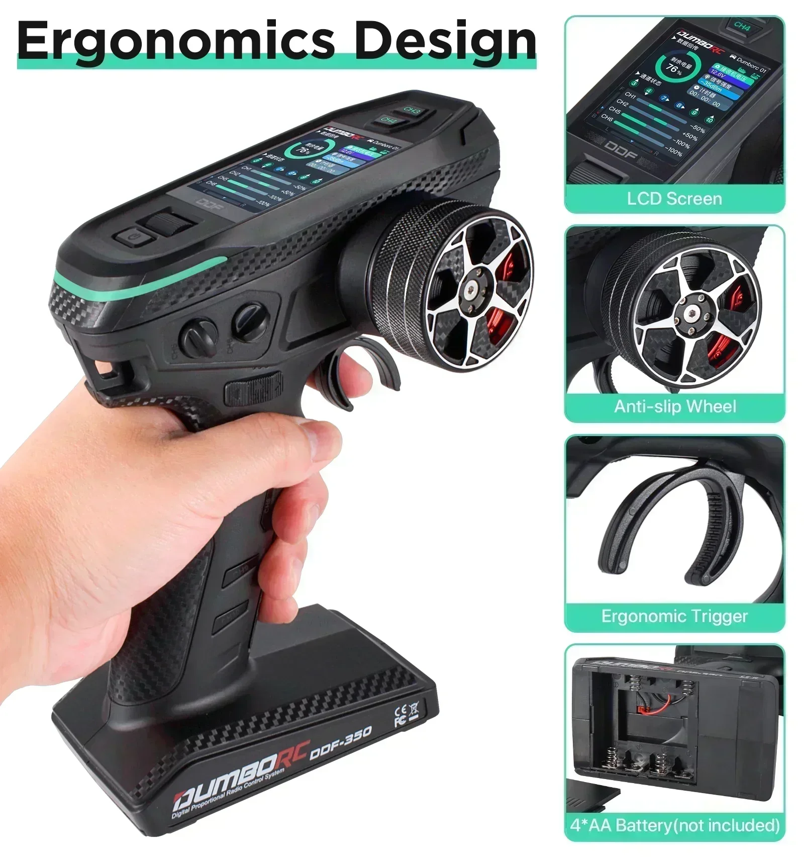 DUMBORC DDF-350 10CH RC Remote - Joystick Rc Drone incelemesi ve fiyatı