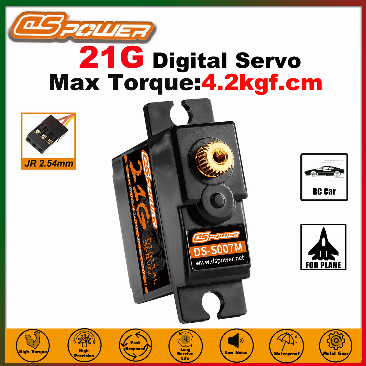 DSPOWER 21G Metal Gear Digital - Drone Rc Truck incelemesi ve fiyatı