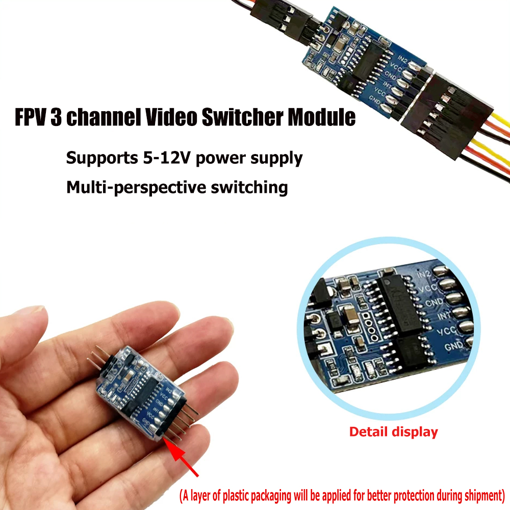 5.8G 3 Channel Video Switcher  - Drone Rc Battery incelemesi ve fiyatı