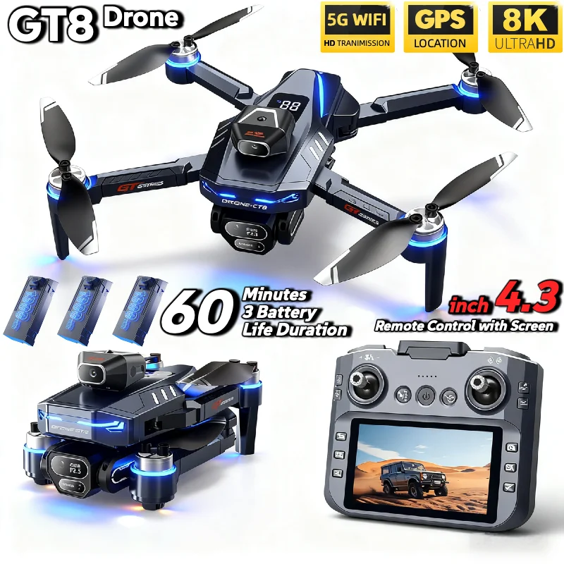 HOT For LSRC GT8 Drone 4K Prof - Drone Gt8 Rc incelemesi ve fiyatı