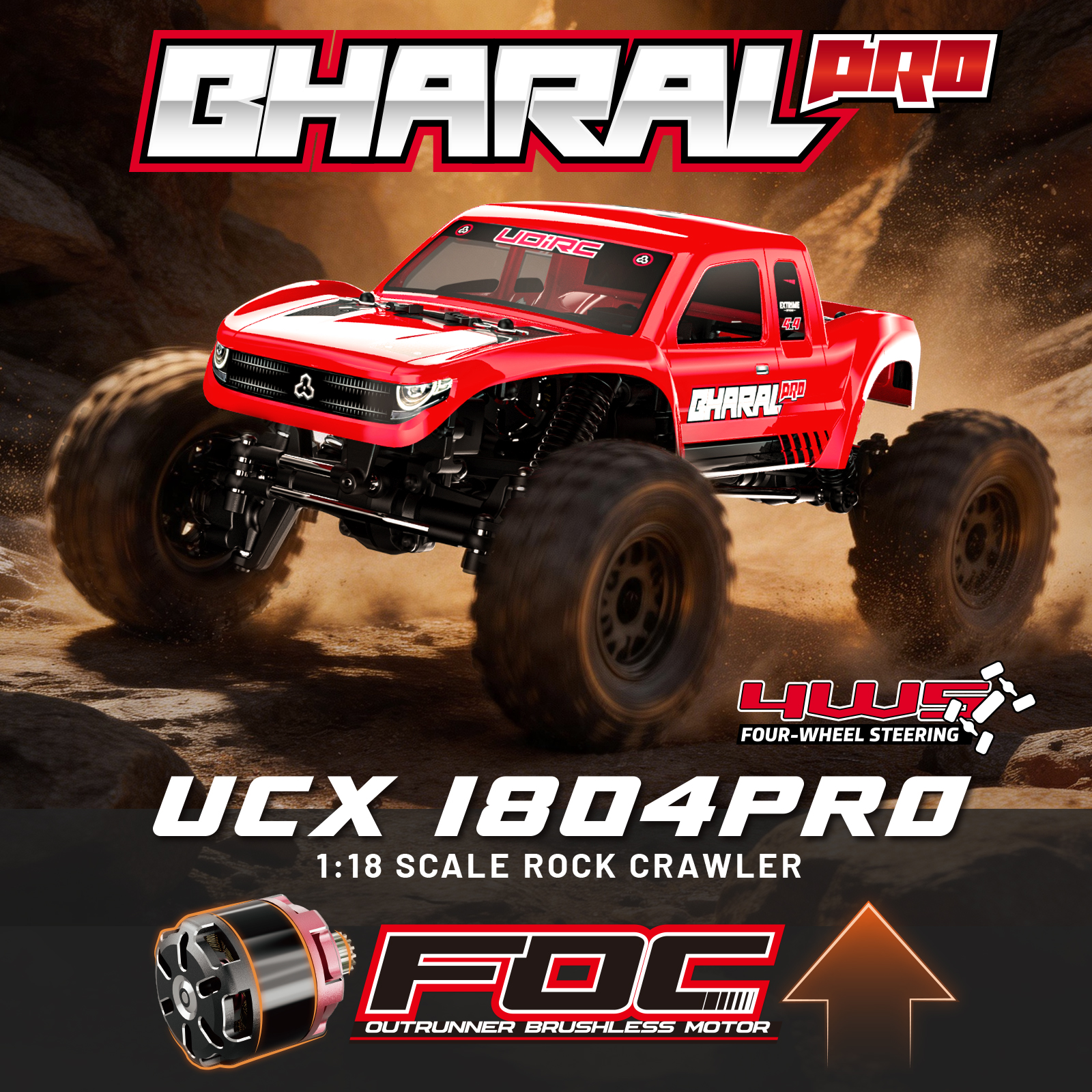 UDIRC UCX1804PRO 1:18 Scale RC - Rc Drift Car Kit incelemesi ve fiyatı