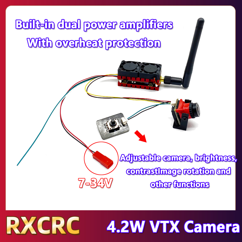 RXCRC 5.8G 48CH 4.2W High Powe - Drone Rc Camera incelemesi ve fiyatı