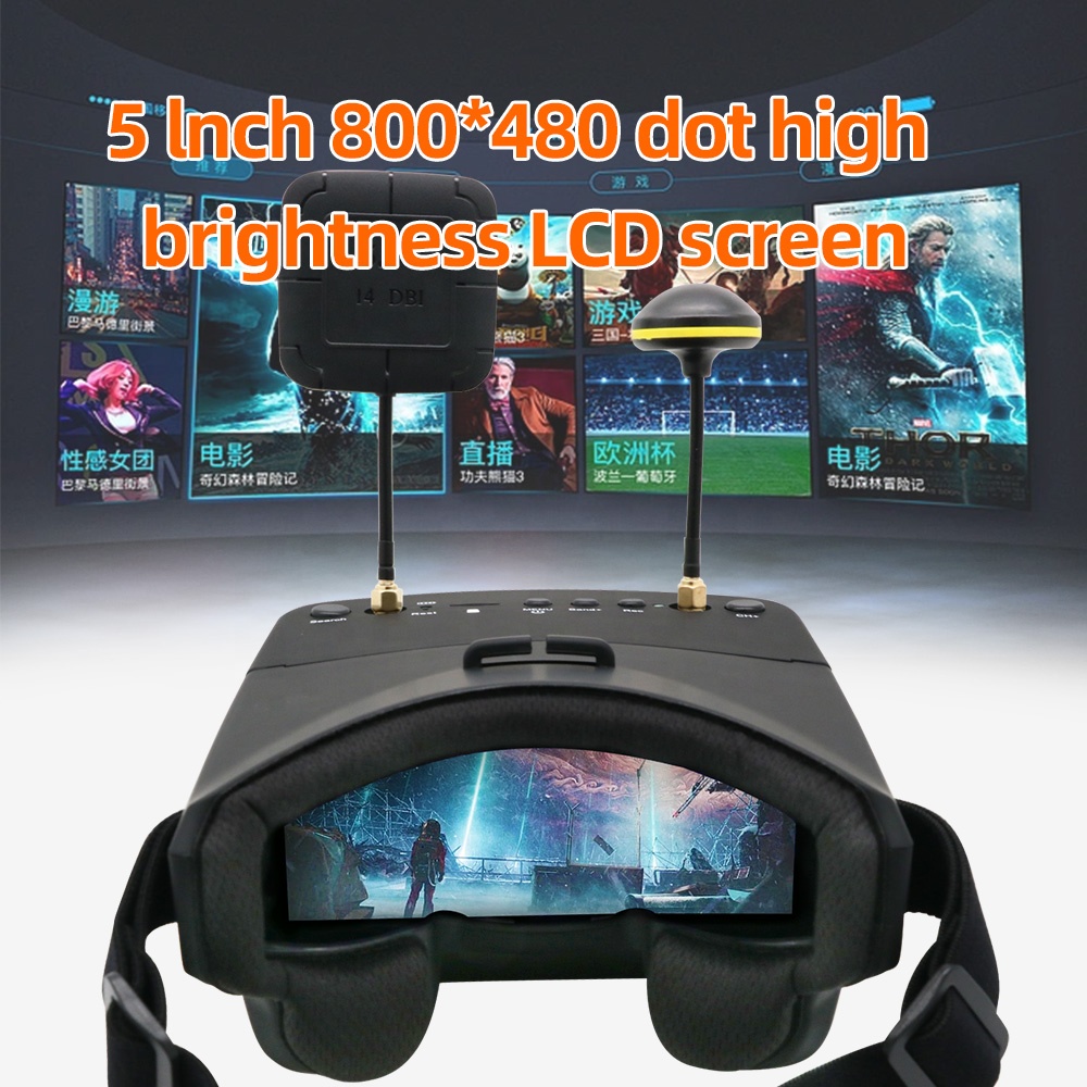 EV800D 5.8G 40CH 5 Inch 800*48 - Fpv Goggles Headset incelemesi ve fiyatı