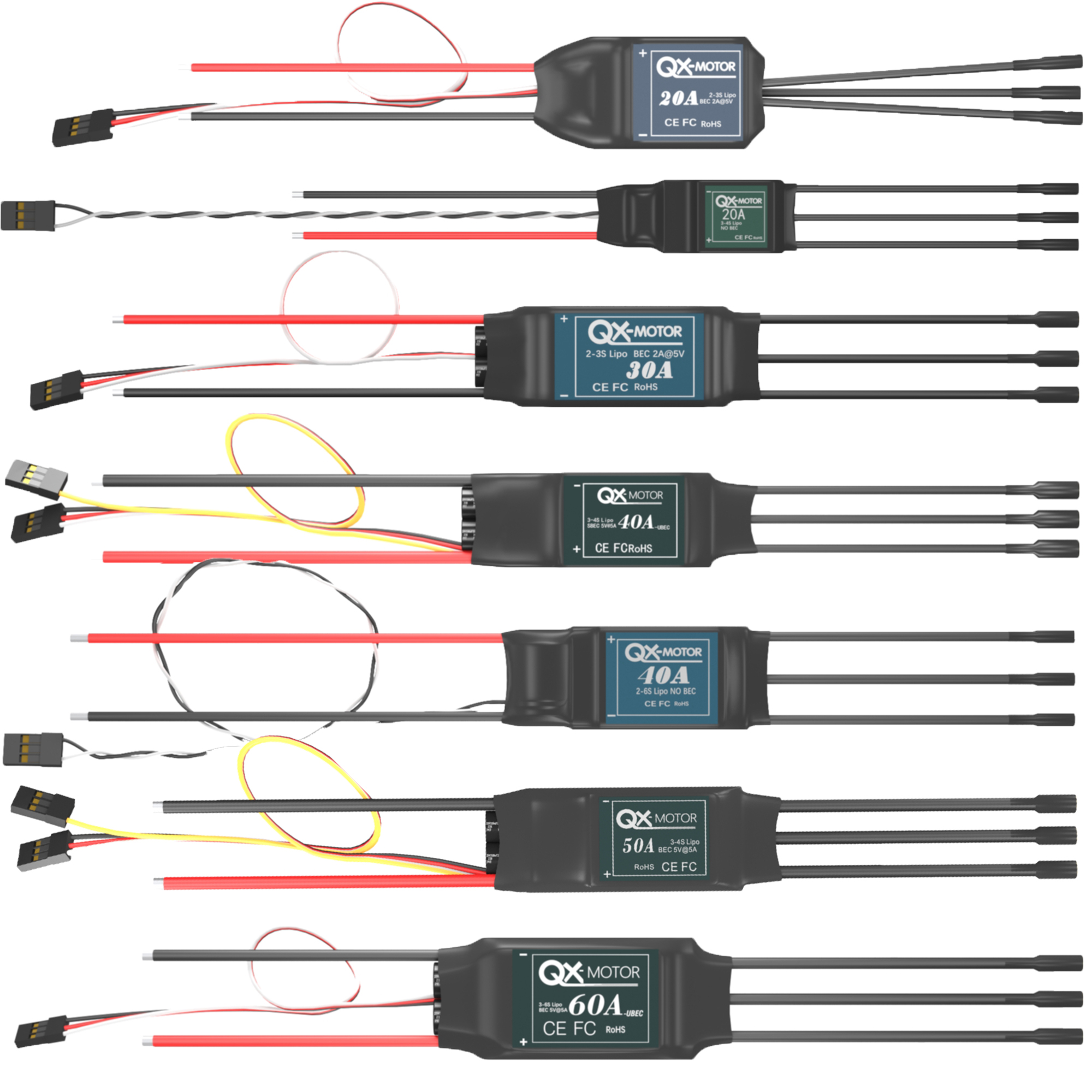 QX-MOTOR Brushless ESC series  - Drone Rc Car incelemesi ve fiyatı