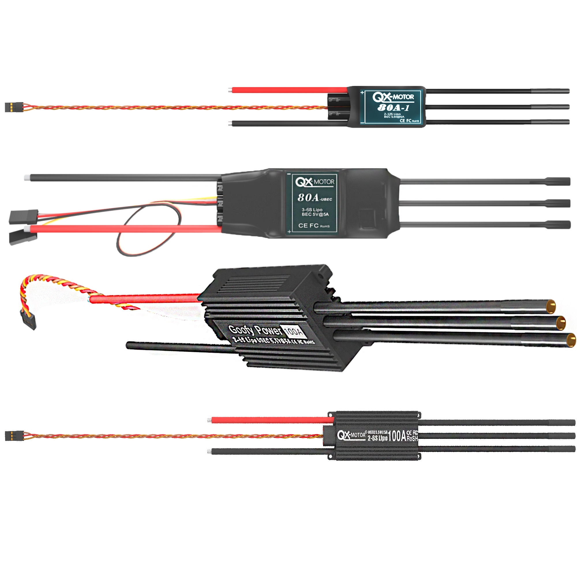 QX-MOTOR Brushless ESC series  - Drone Rc Car incelemesi ve fiyatı