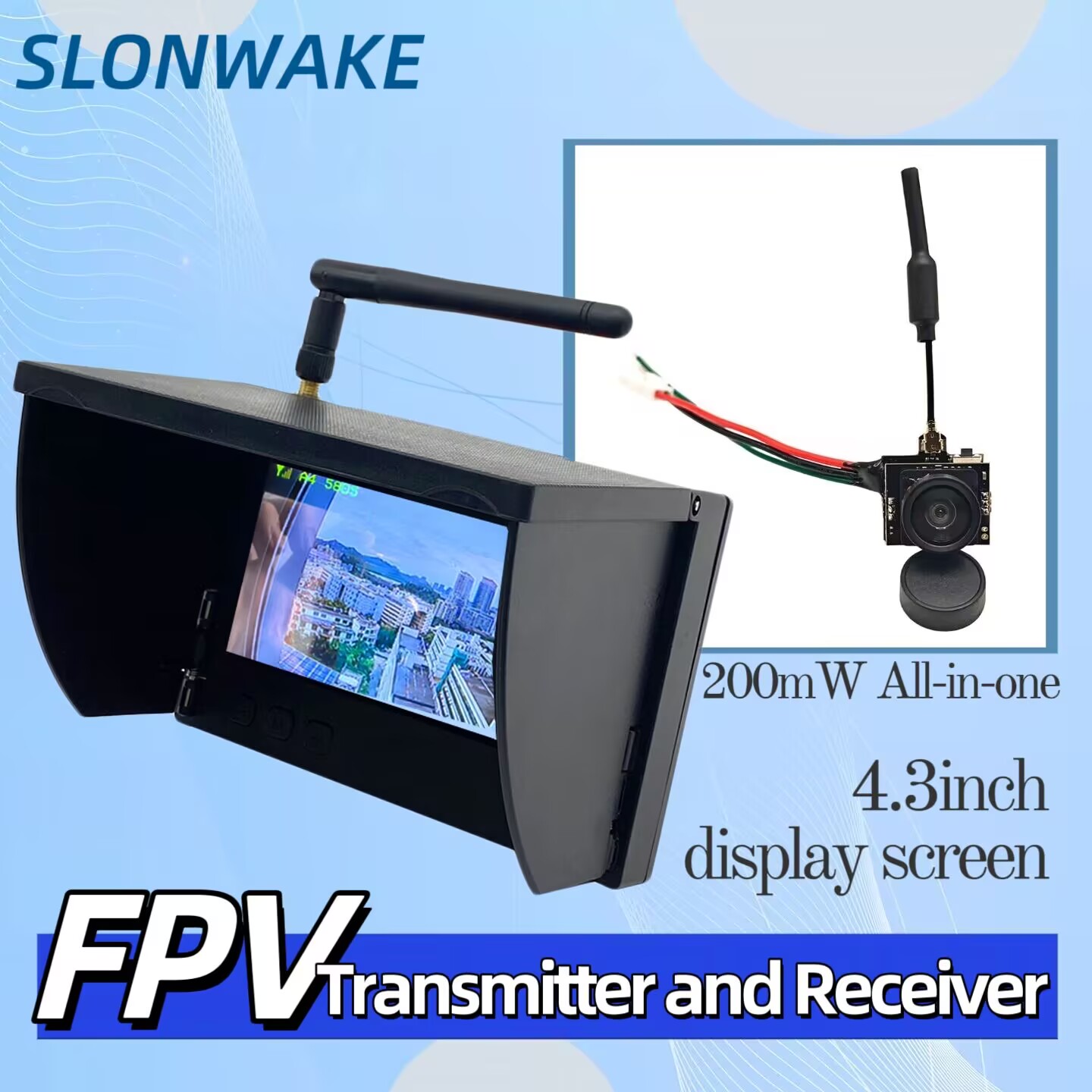 SLONWAKE 5.8G Analog Video Tra - Drone Rc Camera incelemesi ve fiyatı