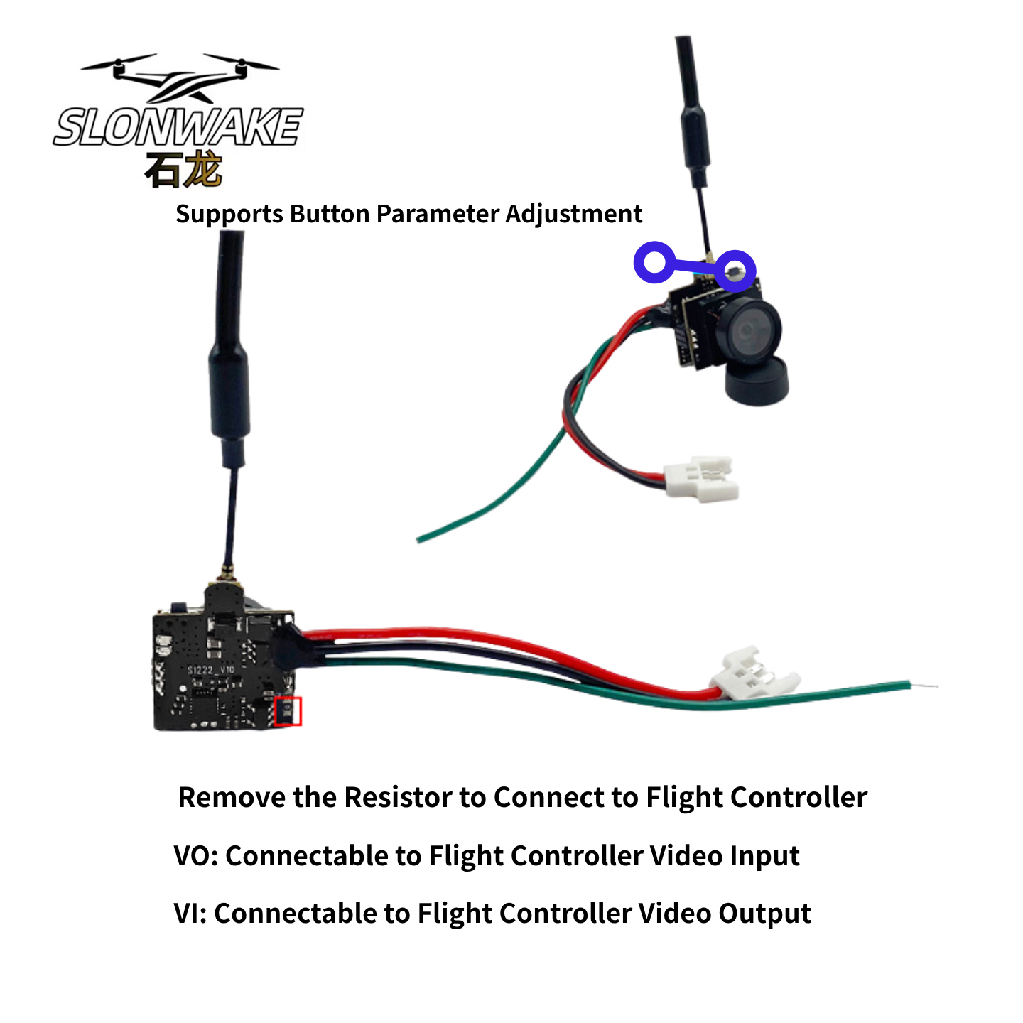 SLONWAKE 5.8G Analog Video Tra - Drone Rc Camera incelemesi ve fiyatı