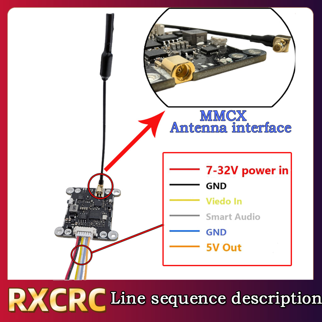 RXCRC 5.8G Module 48CH 1.6W VT - Drone Rc Camera incelemesi ve fiyatı