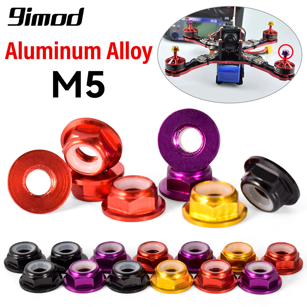 12pcs M5 Motor Screw Nuts Alum - Joystick Rc Drone incelemesi ve fiyatı