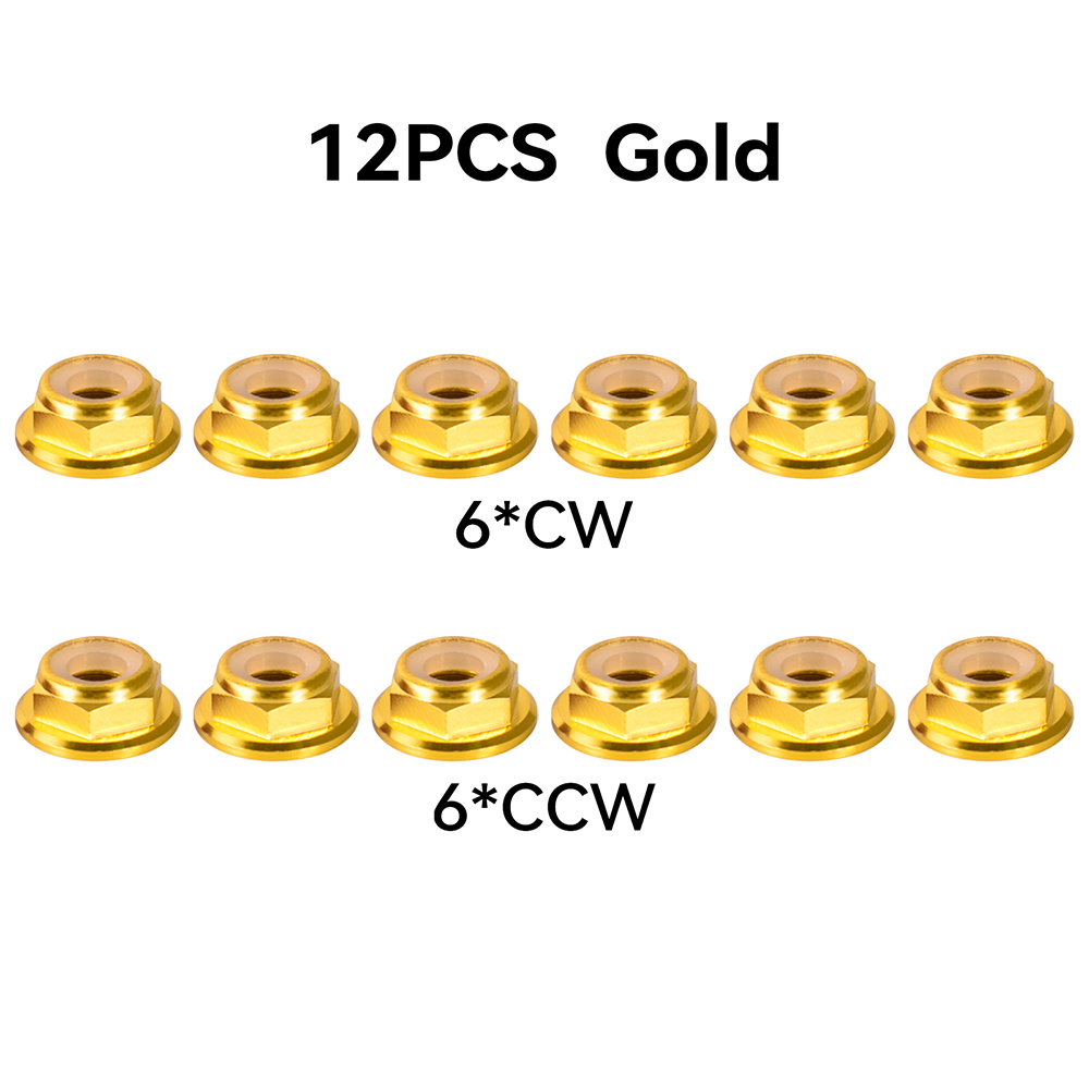 12pcs M5 Motor Screw Nuts Alum - Joystick Rc Drone incelemesi ve fiyatı