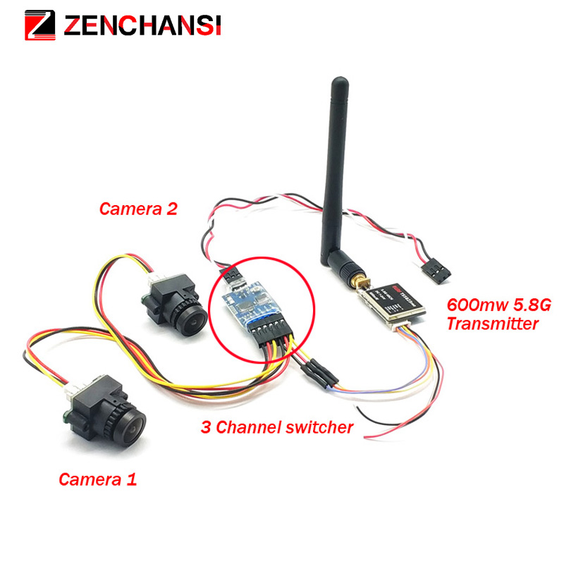 3 channel Dual Video camera CM - Fpv Goggles Headset incelemesi ve fiyatı