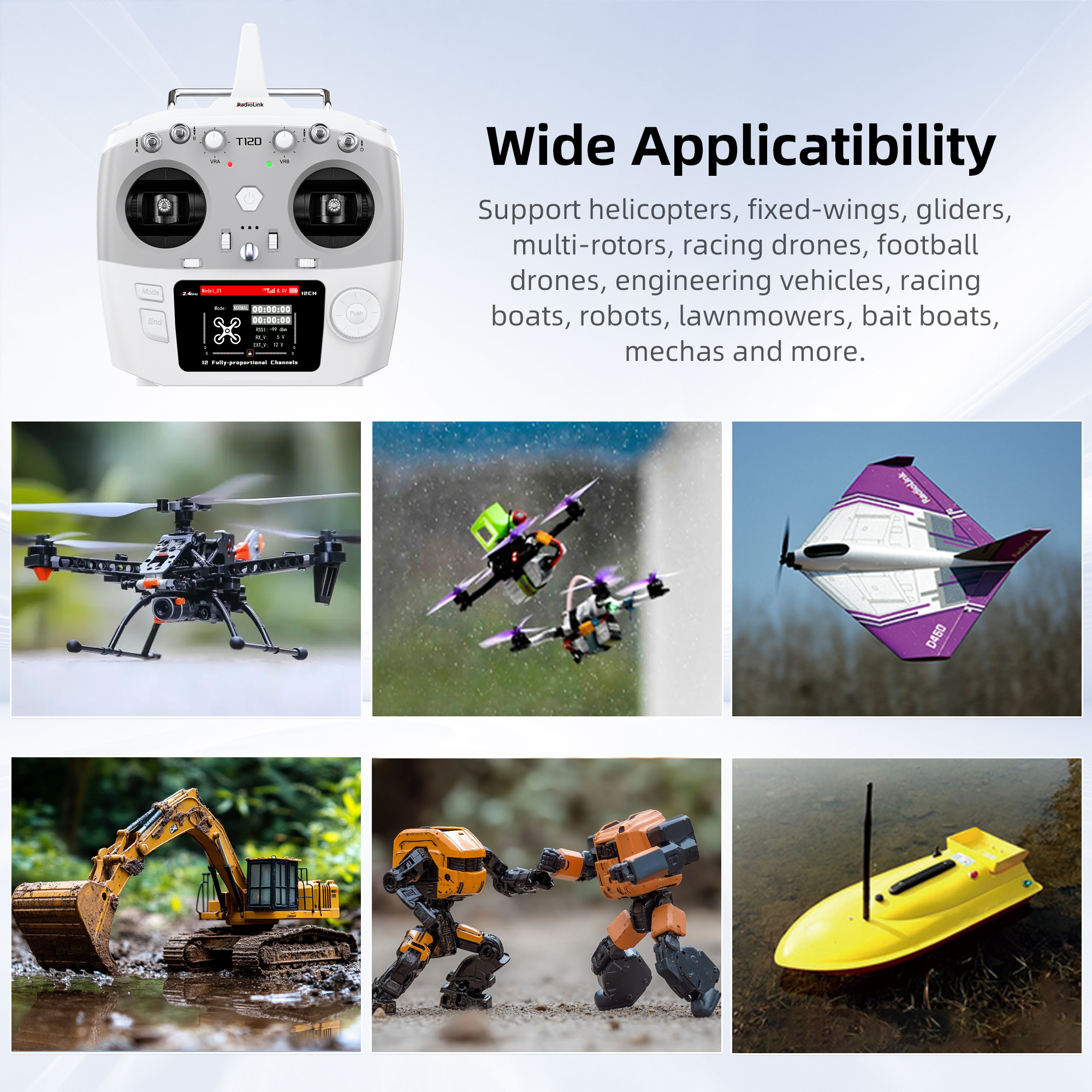 Radiolink T12D ELRS 12 Channel - Drone Rc Car incelemesi ve fiyatı