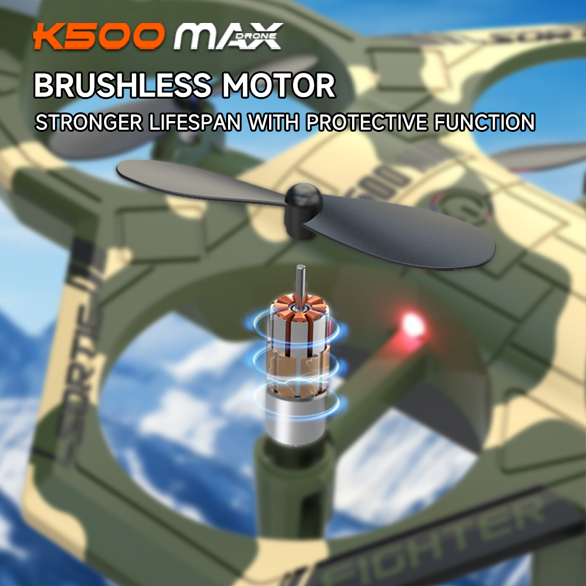 AXNEN K500 MAX RC Plane Fighte - Drone Rc Bolide incelemesi ve fiyatı