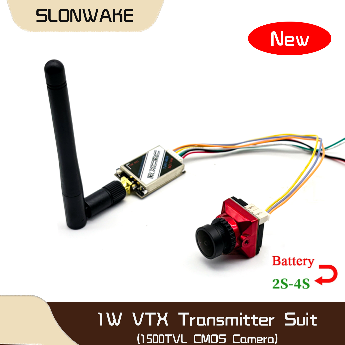 SLONWAKE  5.8G 48CH 1W VTX 100 - Drone Rc Camera incelemesi ve fiyatı