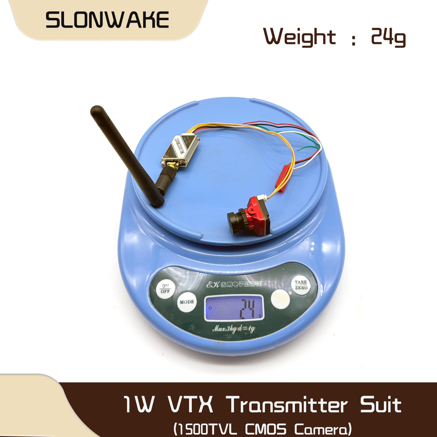 SLONWAKE  5.8G 48CH 1W VTX 100 - Drone Rc Camera incelemesi ve fiyatı
