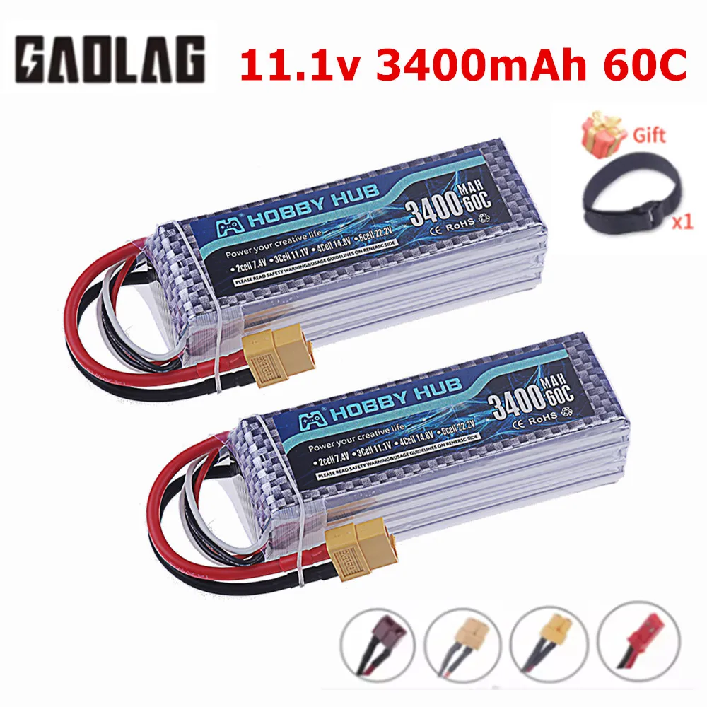 3S Lipo Battery 11.1V 3400mAh  - Drone Rc Truck incelemesi ve fiyatı
