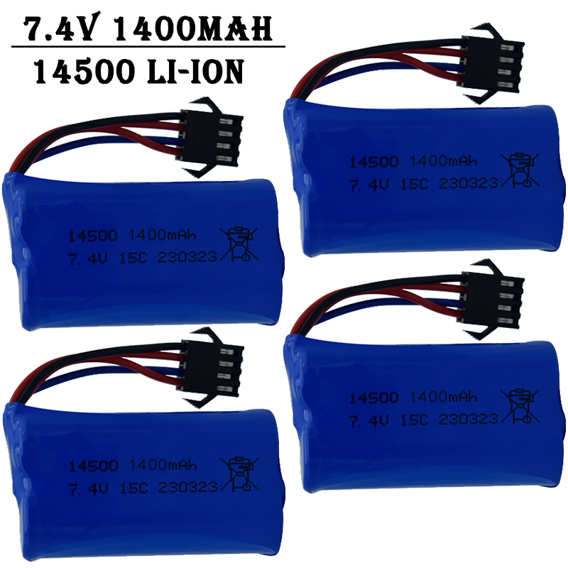 7.4V 1400mAh 14500 Lithium-Ion - Drone Rc Truck incelemesi ve fiyatı