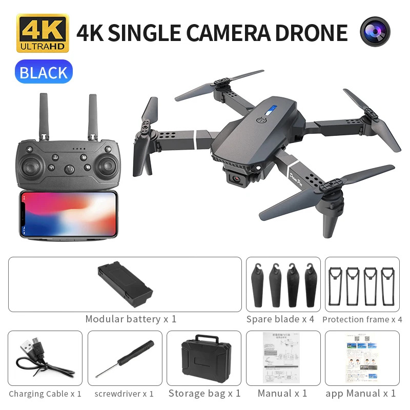 E88 ProIntelligent Folding Dro - Drone Z incelemesi ve fiyatı