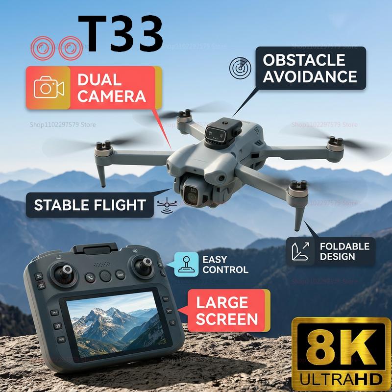 2026 New T33 RC Drone 8K Camer - Drone Rc Folding incelemesi ve fiyatı