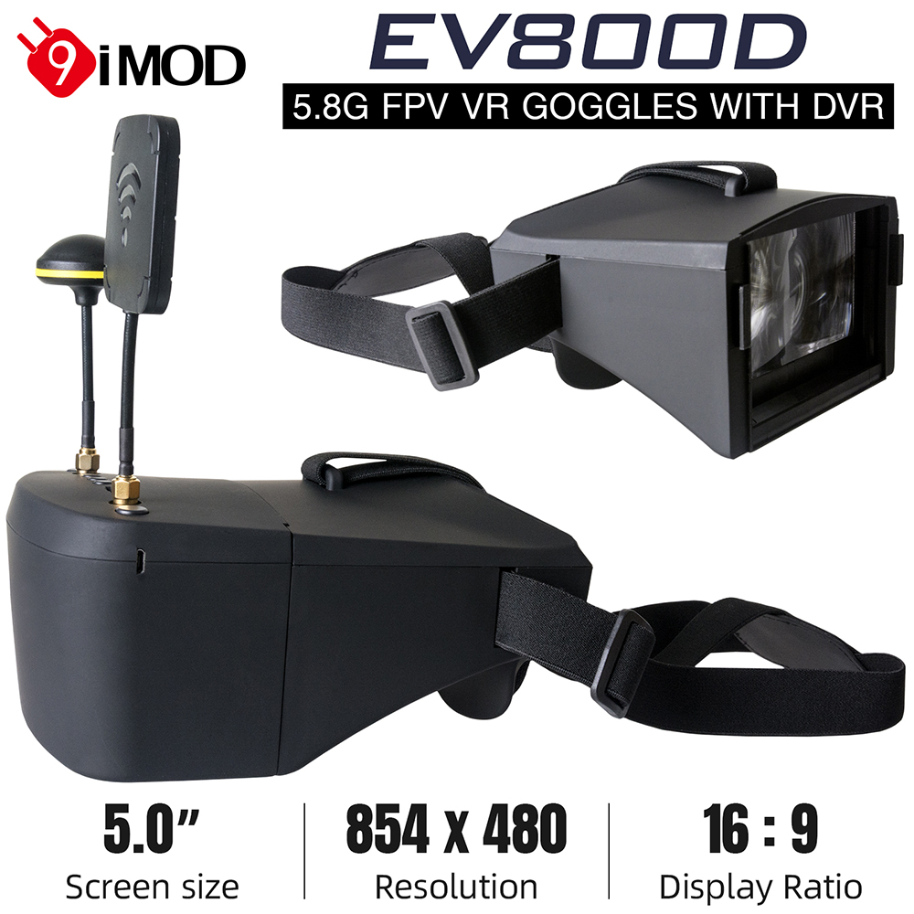 9IMOD LS-800D 5.8G 40CH FPV Go - Fpv Goggles Headset incelemesi ve fiyatı