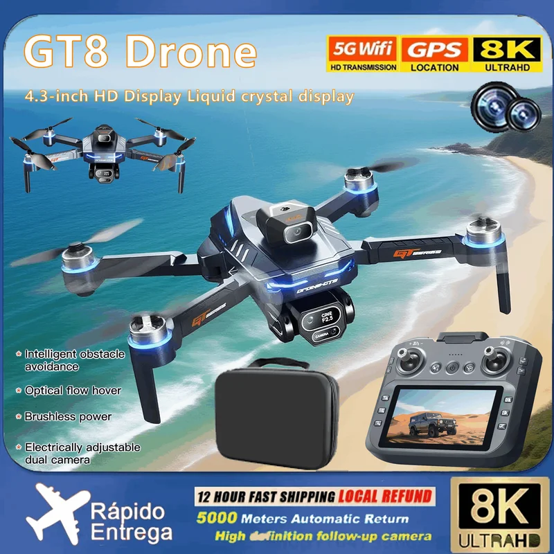 GT8 Mini Drone 8K WiFi GPS Pro - Drone Gt8 Rc incelemesi ve fiyatı