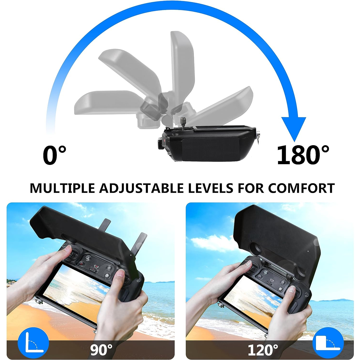 2-in-1 Sun Hood & Joystick Cov - Joystick Rc Drone incelemesi ve fiyatı