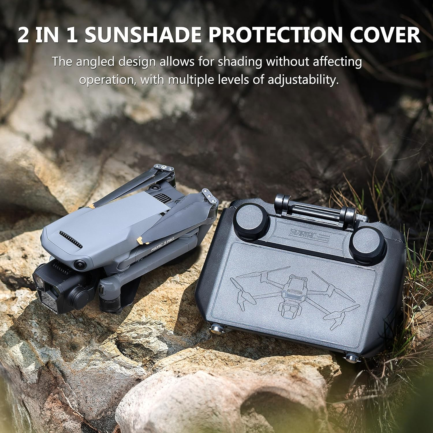 2-in-1 Sun Hood & Joystick Cov - Joystick Rc Drone incelemesi ve fiyatı
