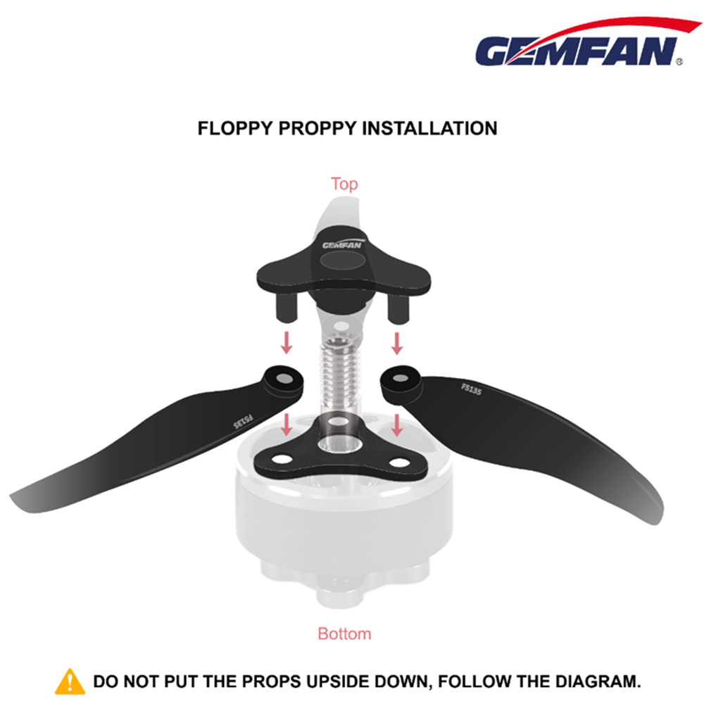 Folding Propeller 5135 Gemfan  - Drone Rc Folding incelemesi ve fiyatı