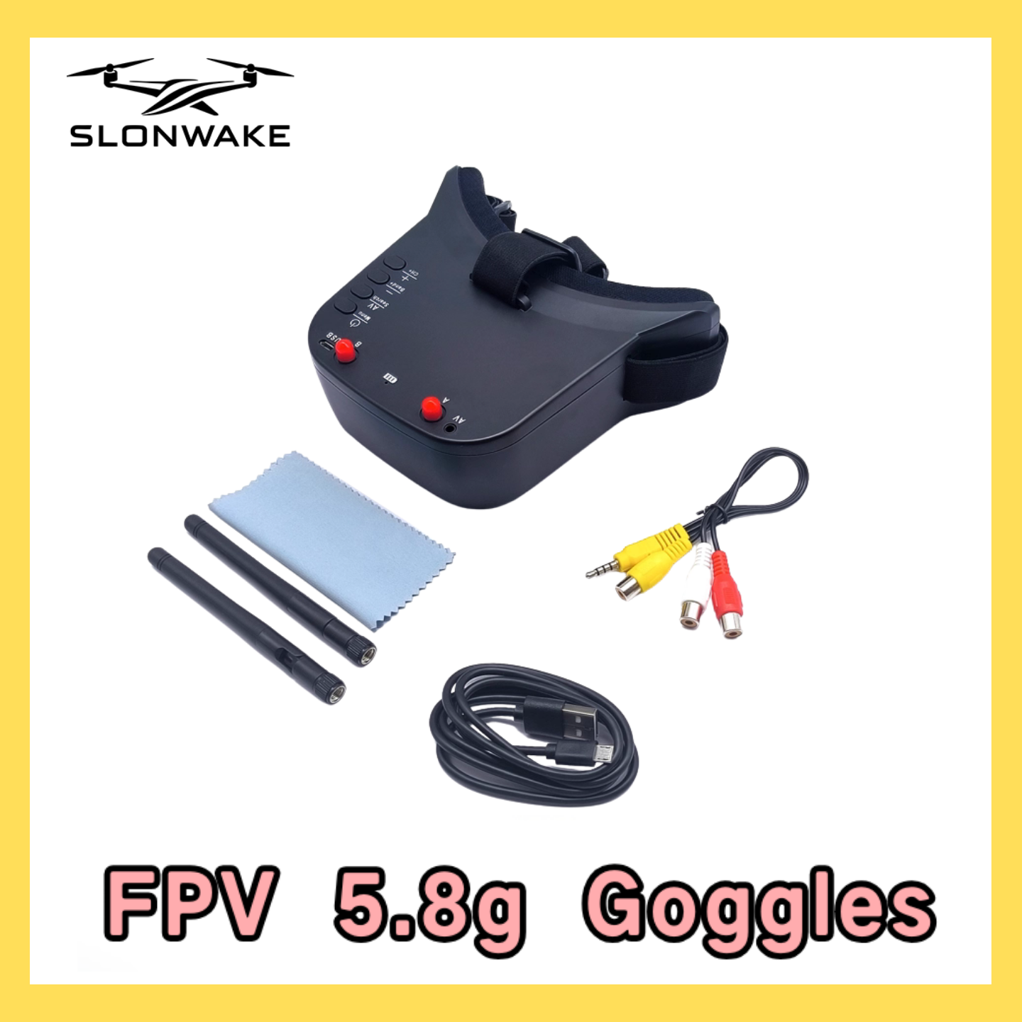 SLONWAKE 5.8G 48CH FPV 400mw V - Drone Rc Camera incelemesi ve fiyatı
