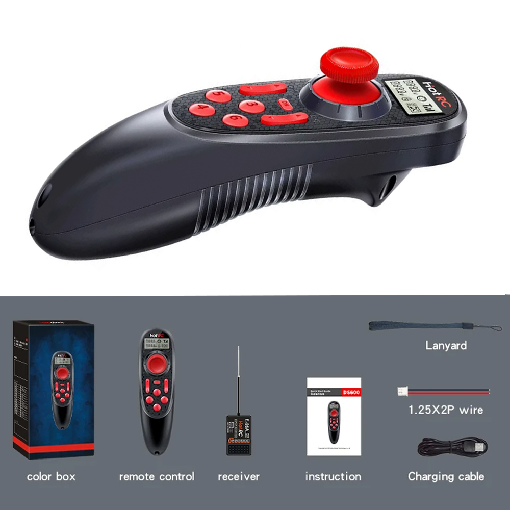 HOTRC DS-600 6CH 2.4GHz Radio  - Joystick Rc Drone incelemesi ve fiyatı