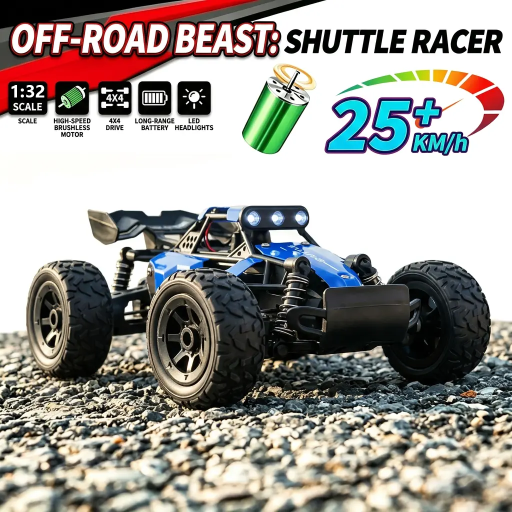 1:32 4WD 25KM/H RC Car All Ter - Drone Rc Bolide incelemesi ve fiyatı