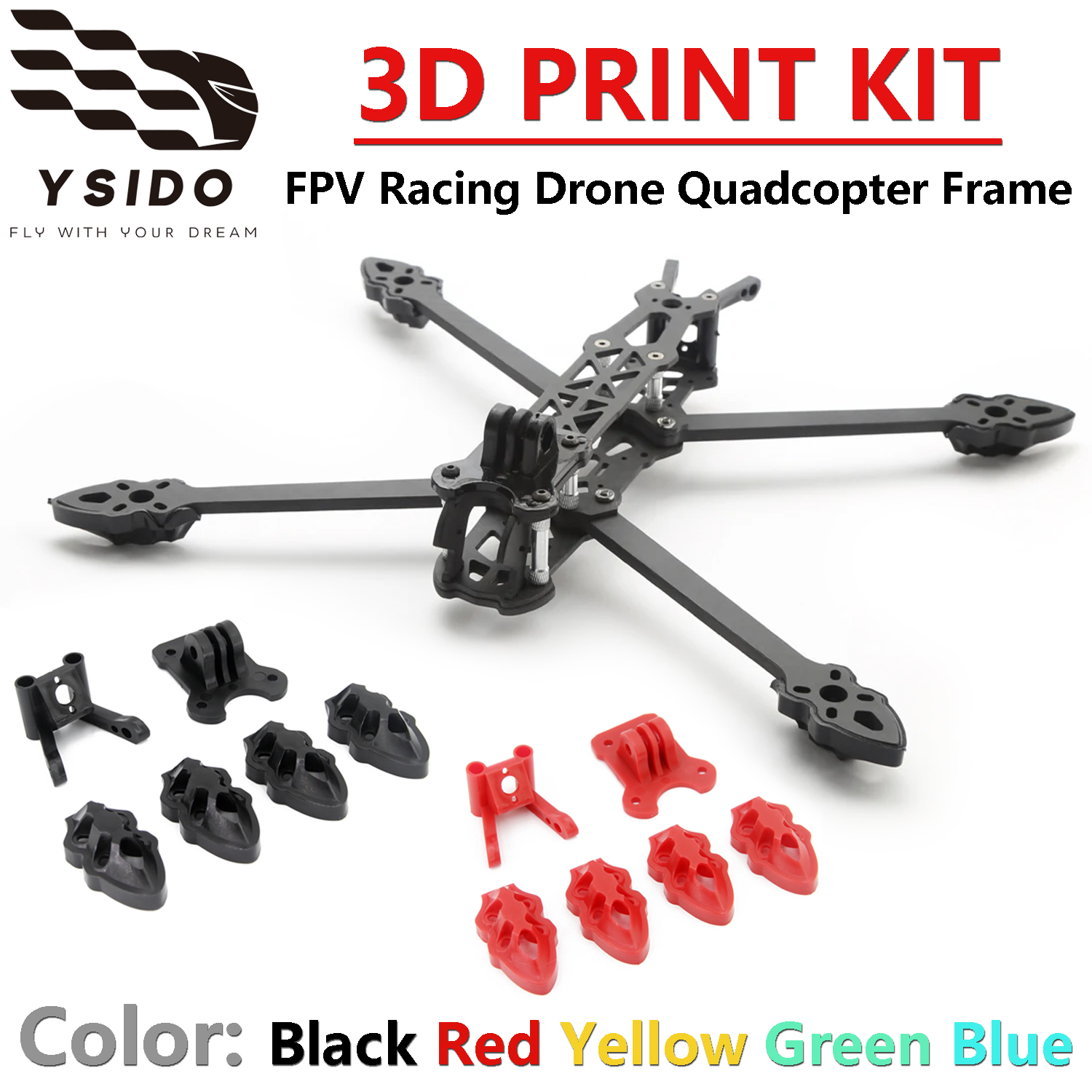 Mark4 5inch / 7inch FPV Frame  - 3D Printed Drone Part incelemesi ve fiyatı