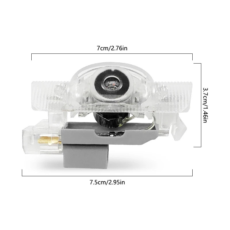 2Pcs LED Projector Lamp Car Do - Drone Rc Bolide incelemesi ve fiyatı