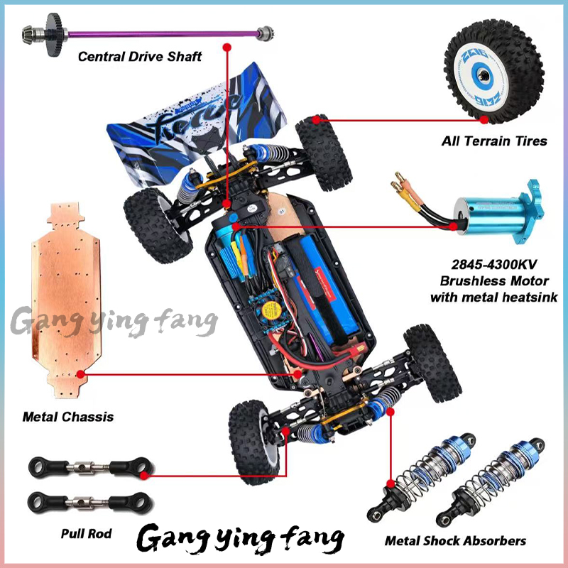 1/12 124017 Wltoys -V8  2.4G R - Rc Drift Car Kit incelemesi ve fiyatı