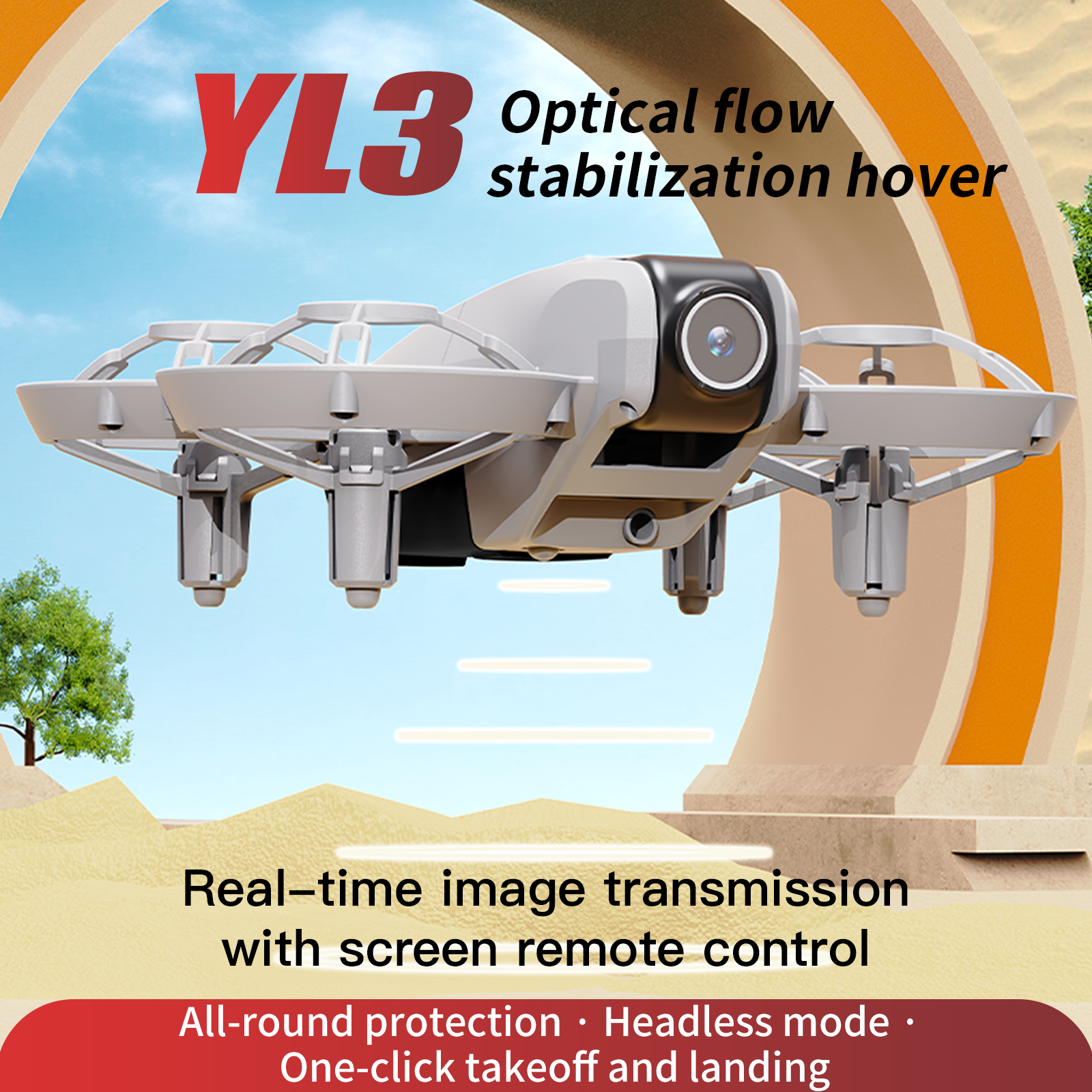 Optical Flow YT YL3 Mini Drone - Drone Rc Folding incelemesi ve fiyatı