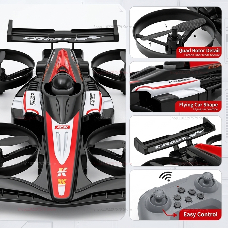 Mini RC Flying Car Transformab - Joystick Rc Drone incelemesi ve fiyatı