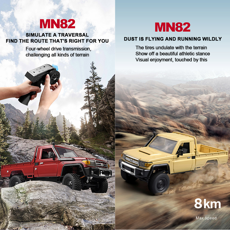 ZWN MN82 1:12 Retro Rc Car Wit - Drone Rc Bolide incelemesi ve fiyatı