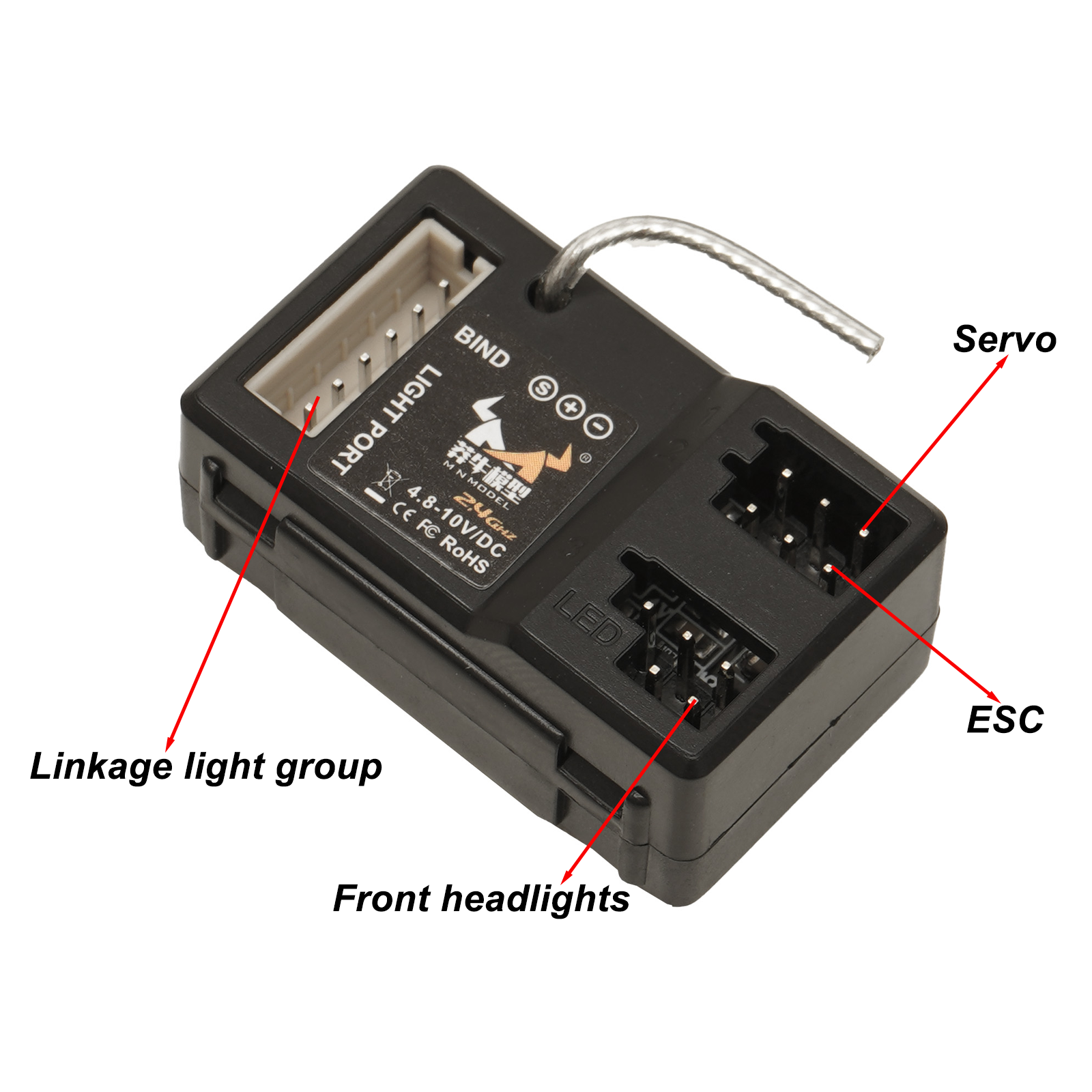 2CH 2.4G Receiver With Linkage - Joystick Rc Drone incelemesi ve fiyatı